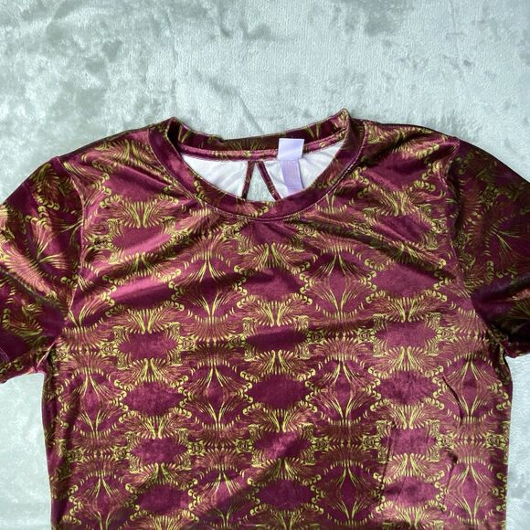 Savage X Fenty Sleep SET XL Psychedelic Velvet Dazed FX Pajama Lounge Purple - Picture 3 of 12